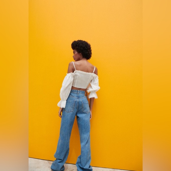 Zara crop top size small and medium new with tags - Picture 3 of 6